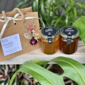 DUO Miel Letchi & Fleurs (2 x 250g)*Pochette artisanale offerte*