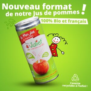 CANETTE Jus de pomme Juliet® (25cl)